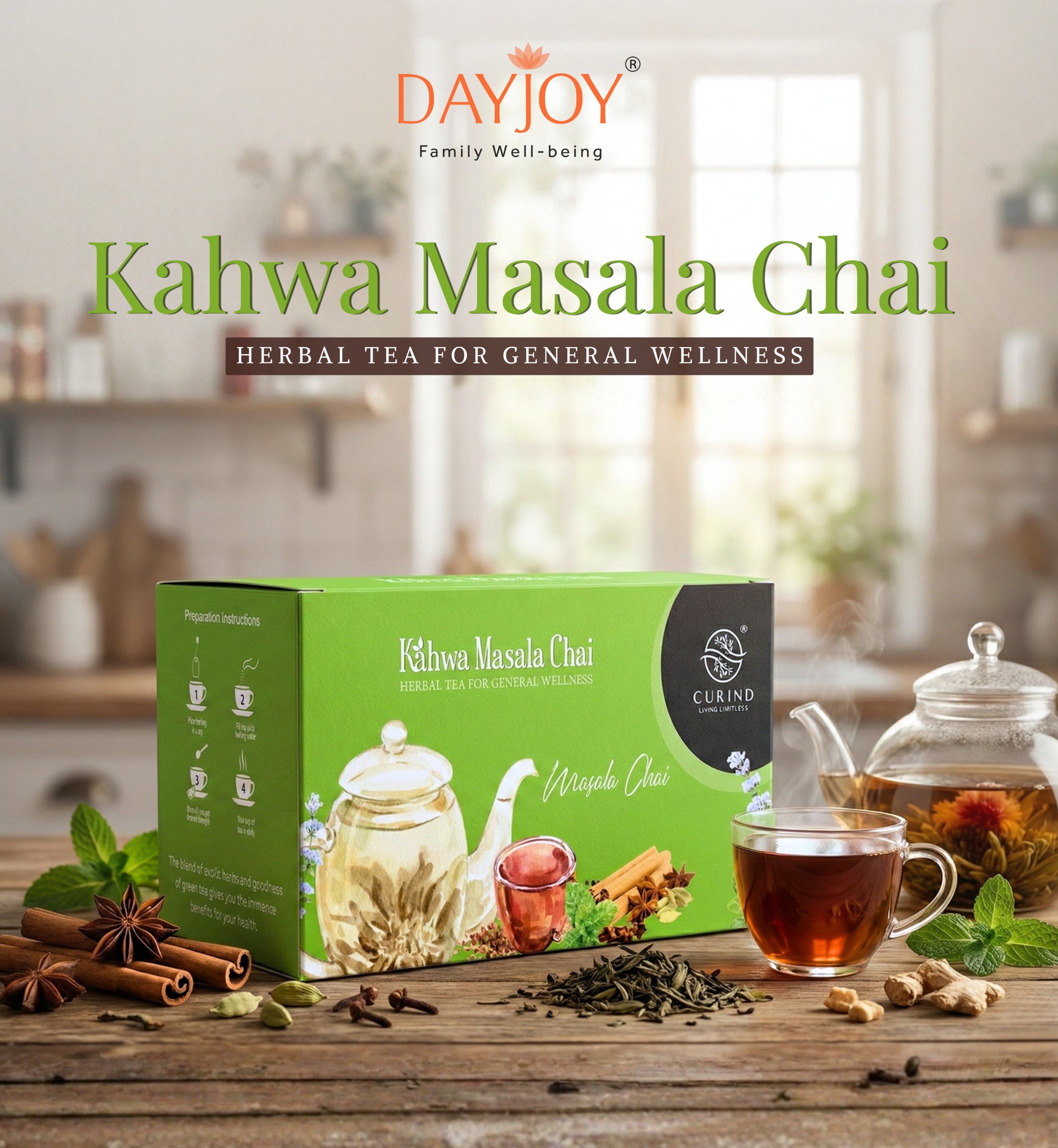 Kahwa Masala Chai (25 Pcs)